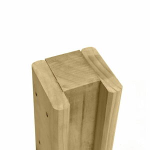 Long Slotted End Post 100 x 100mm