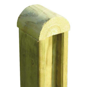 Post Style C Half Round Post Cap 100mm x 100mm