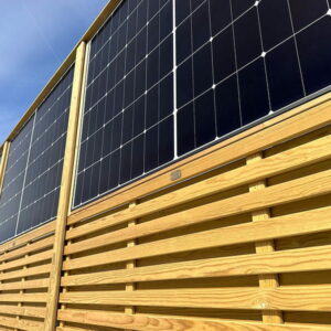 Solar Fence Panel and 0.6m Venetian H&M