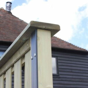 MI-T® POST PPC ANTHRACITE 2.7M LONG COMPLETE WITH 12 SCREWS