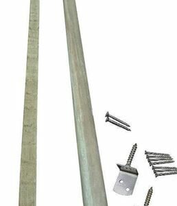 CAPPING(232200) & COUNTER RAIL (232100) KIT FOR TRADITIONAL FEATHERBOARD SYSTEM (INC FIXINGS 2 X 645100 "L" SHAPED BRACKET)