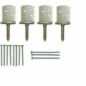 PACK OF JAKCLIPS TO ATTACH PANELS TO POSTS (4 CLIPS AND 11 NAILS)