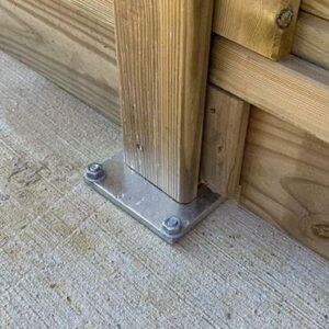 MI-T POST GALVANISED WITH FOOT